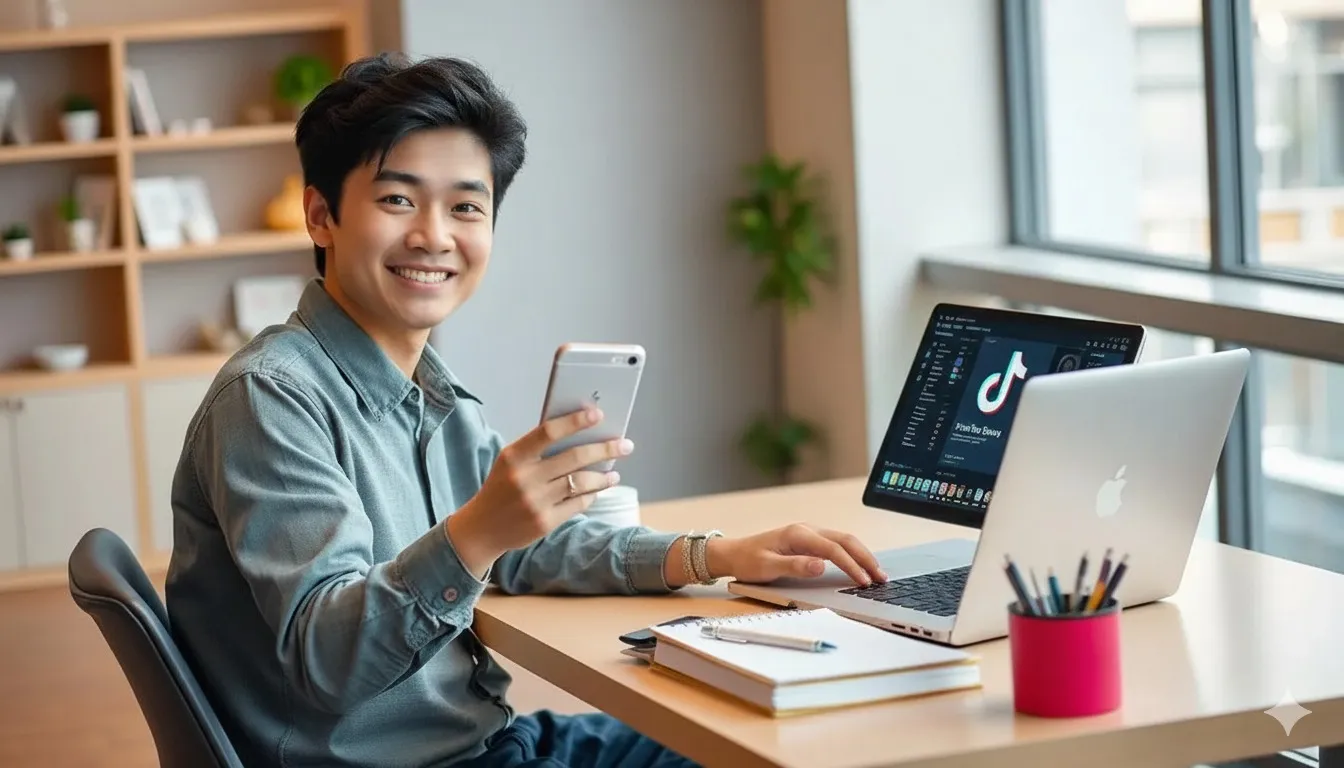 Manfaat Menggunakan Fitur Draf TikTok (c) Ilustrasi AI