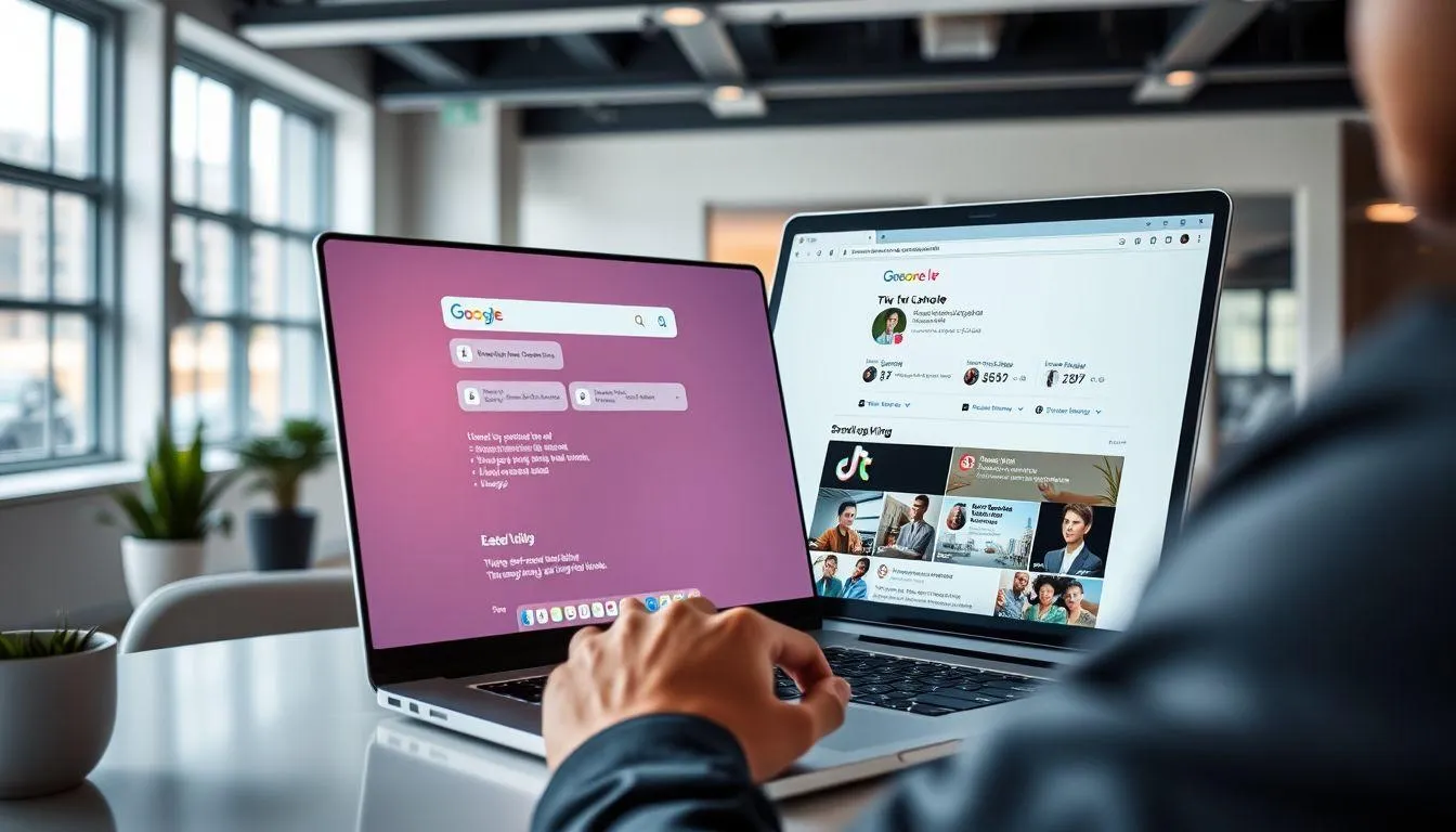 Menggunakan Mesin Pencari dan Tools Online (c) Ilustrasi AI