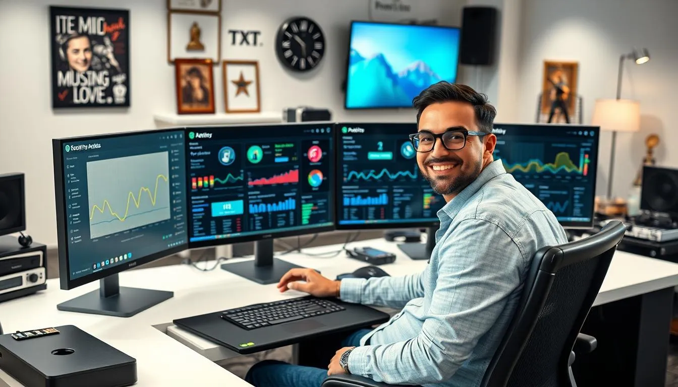 Cara Melihat Jumlah Streaming untuk Artis (c) Ilustrasi AI