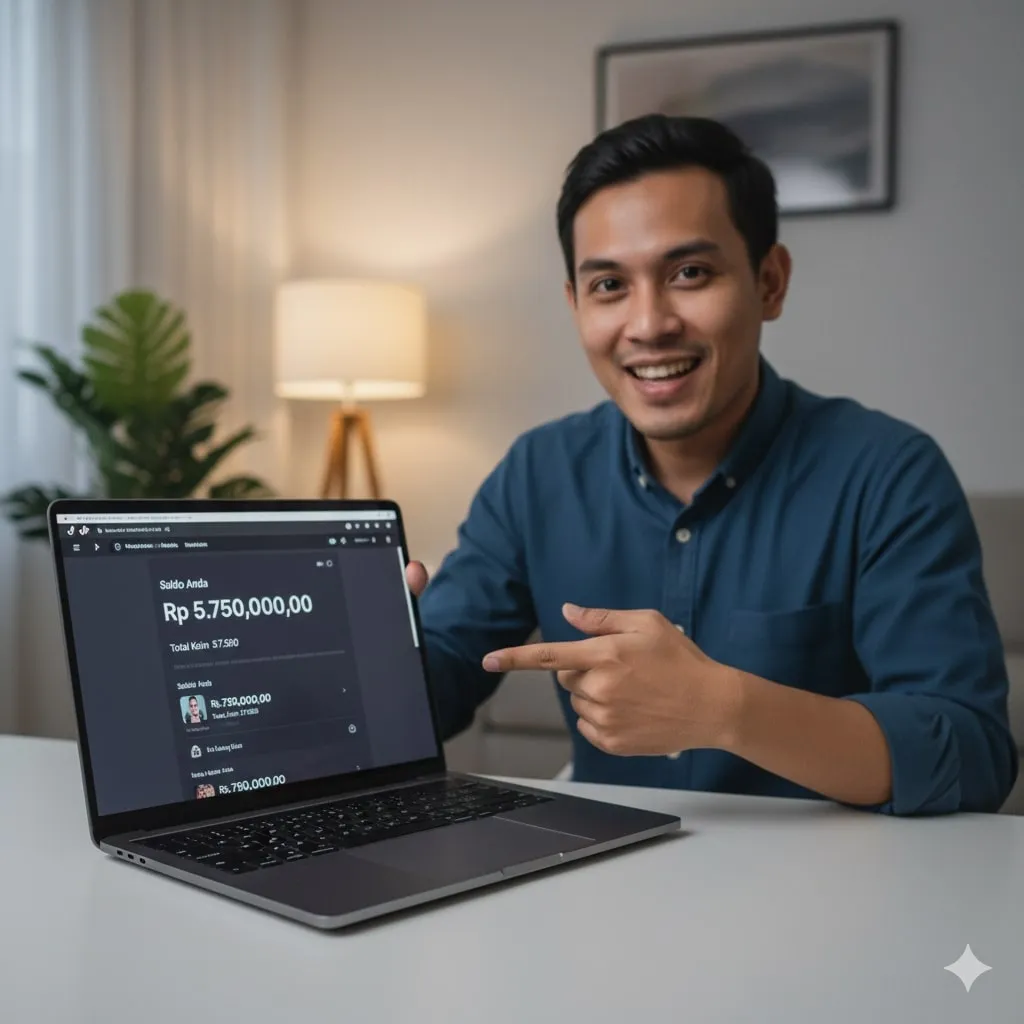 Cara Melihat Penghasilan TikTok Creator Fund (c) Ilustrasi AI