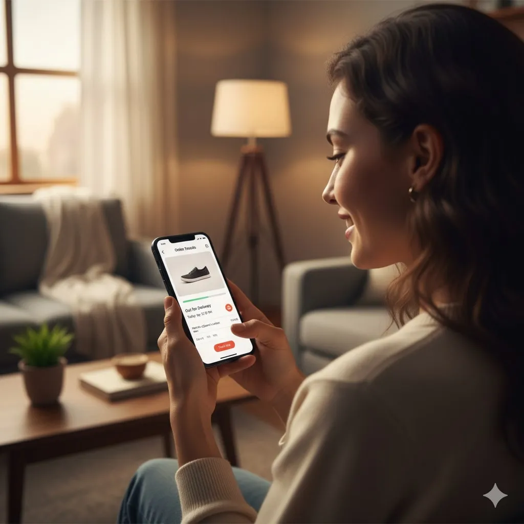 Melihat Pesanan Melalui Notifikasi TikTok (c) Ilustrasi AI