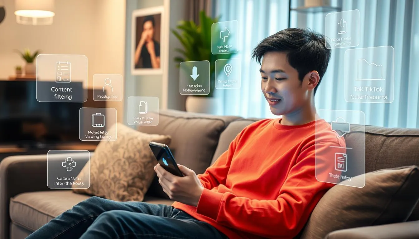 Fitur Terkait Riwayat Tontonan TikTok (c) Ilustrasi AI