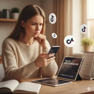 Pengertian Tanggal Postingan TikTok (c) Ilustrasi AI