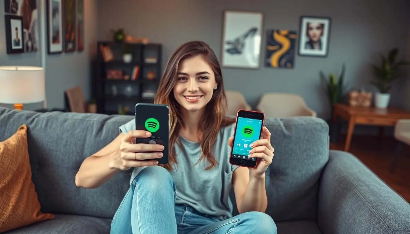 Cara Membagikan Top Chart Spotify (c) Ilustrasi AI