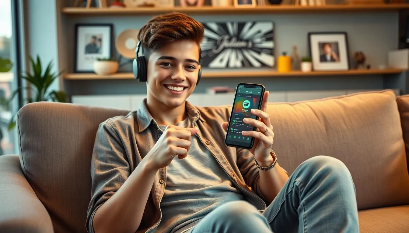 Cara Melihat Trending di Spotify (c) Ilustrasi AI