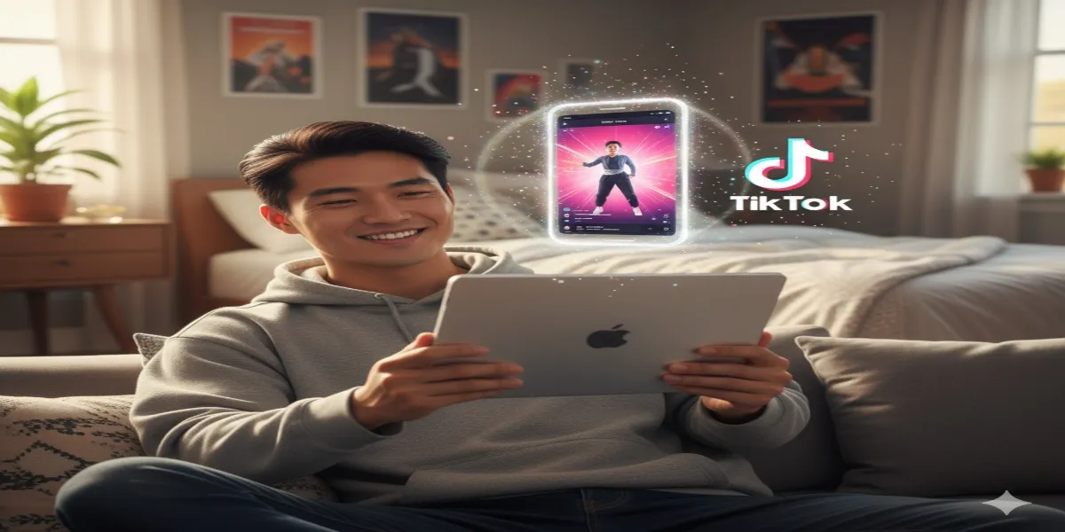 Cara Melihat Riwayat Tontonan TikTok (c) Ilustrasi AI