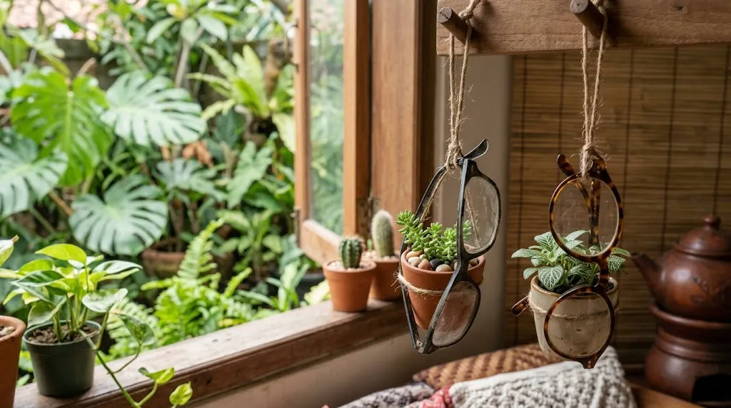 Cara Memanfaatkan Bingkai Kacamata Bekas Jadi Barang Berguna di Rumah (AI Generated)