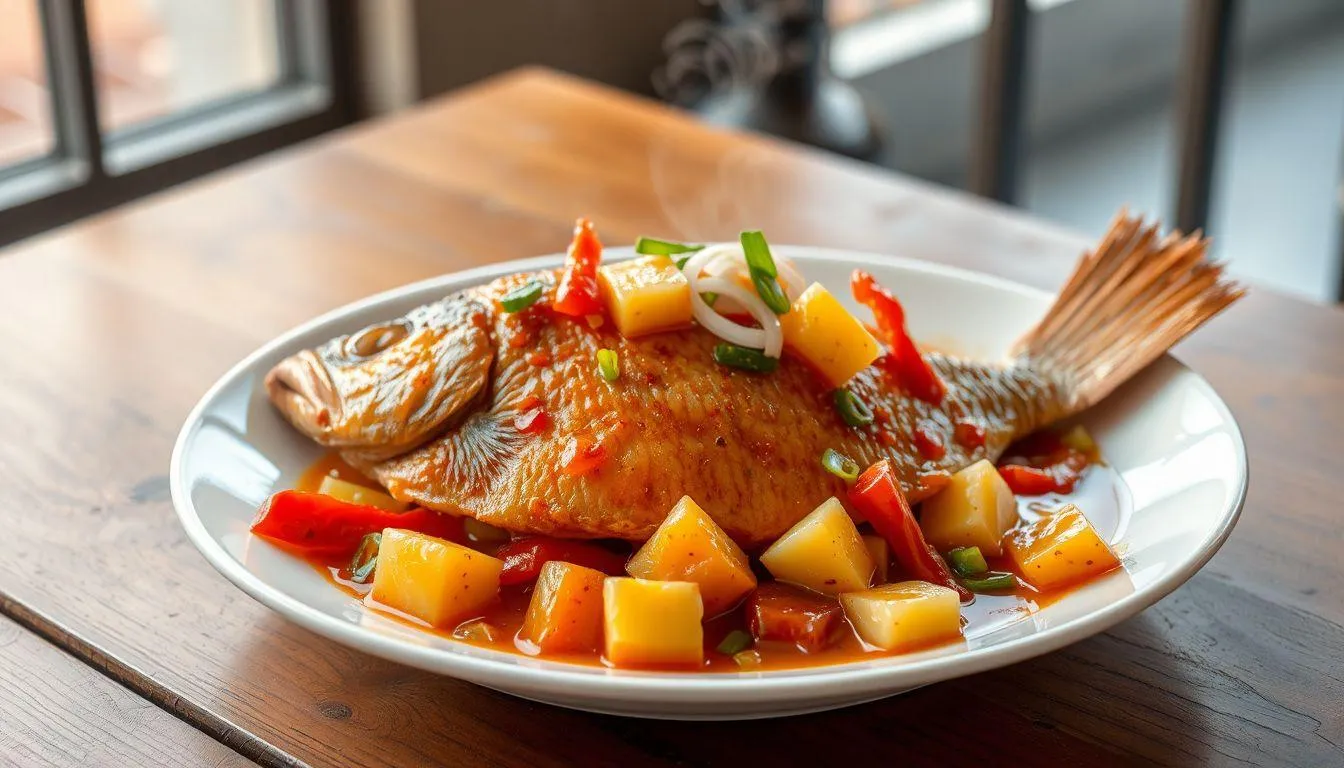 Pengertian Ikan Nila Asam Manis (c) Ilustrasi AI