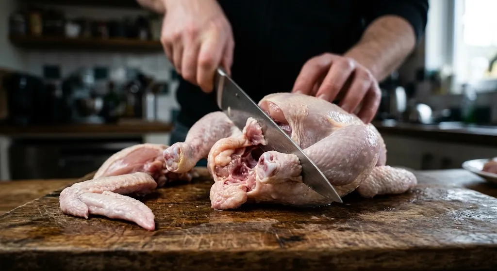Memotong Ayam (AI Generated)