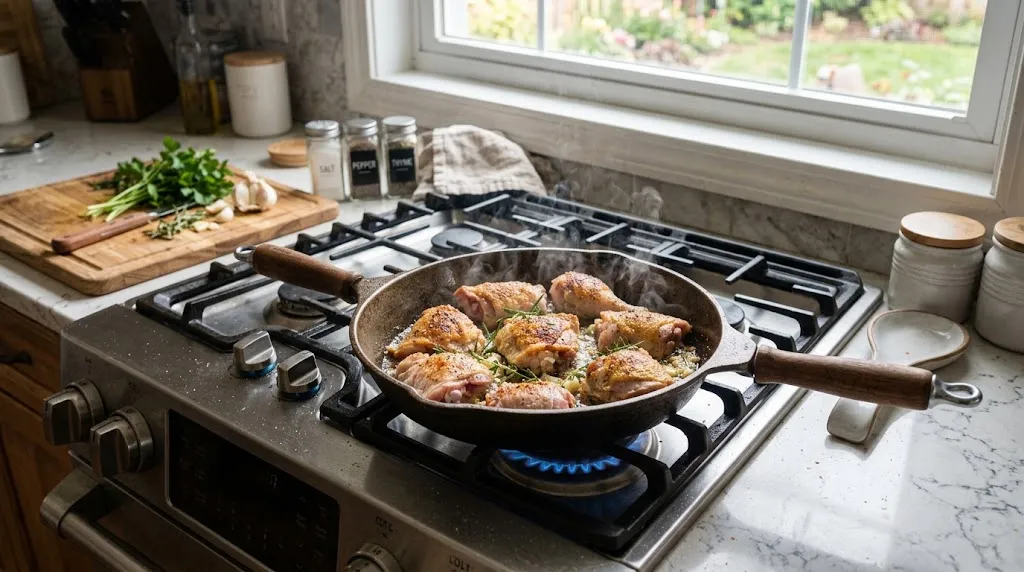 Memasak Ayam (AI Generated)