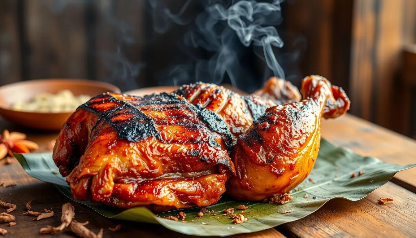 Pengenalan Ayam Bakar sebagai Hidangan Favorit Keluarga (c) Ilustrasi AI