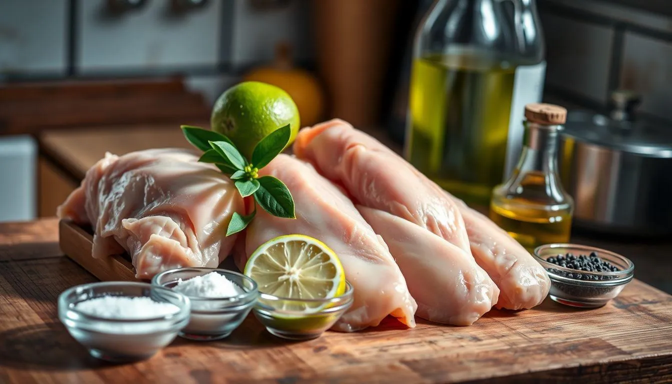 Bahan-Bahan yang Diperlukan untuk Membuat Ayam Geprek (c) Ilustrasi AI