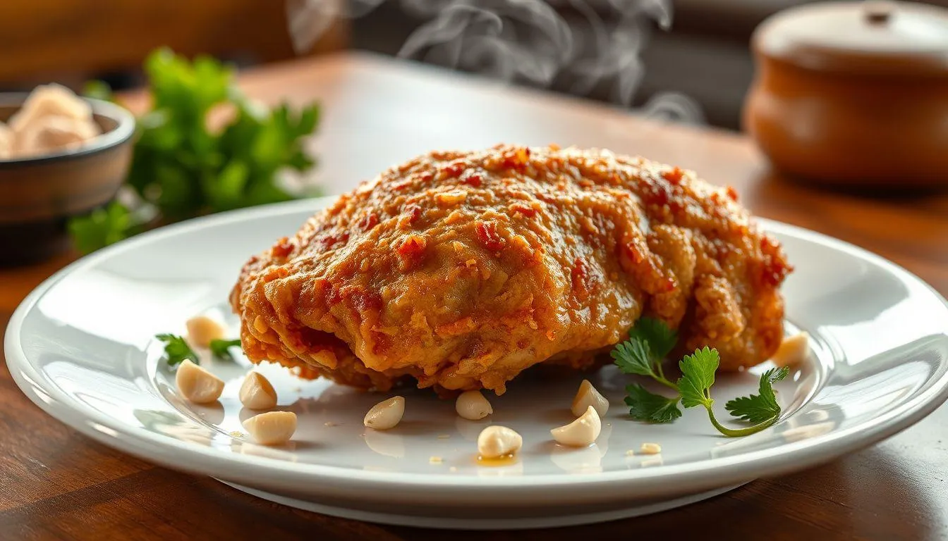 Mengenal Ayam Goreng Bawang Putih (c) Ilustrasi AI