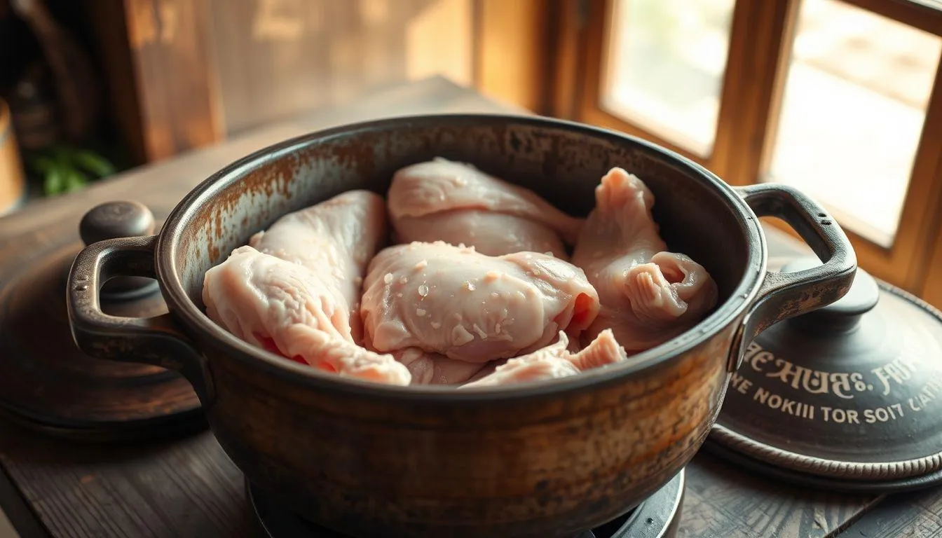 Tips Memasak Ayam Jago Tanpa Panci Presto (c) Ilustrasi AI