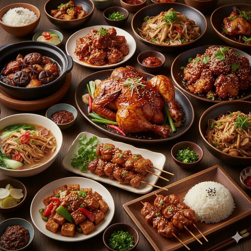 Pengertian dan Karakteristik Ayam Kecap (c) Ilustrasi AI