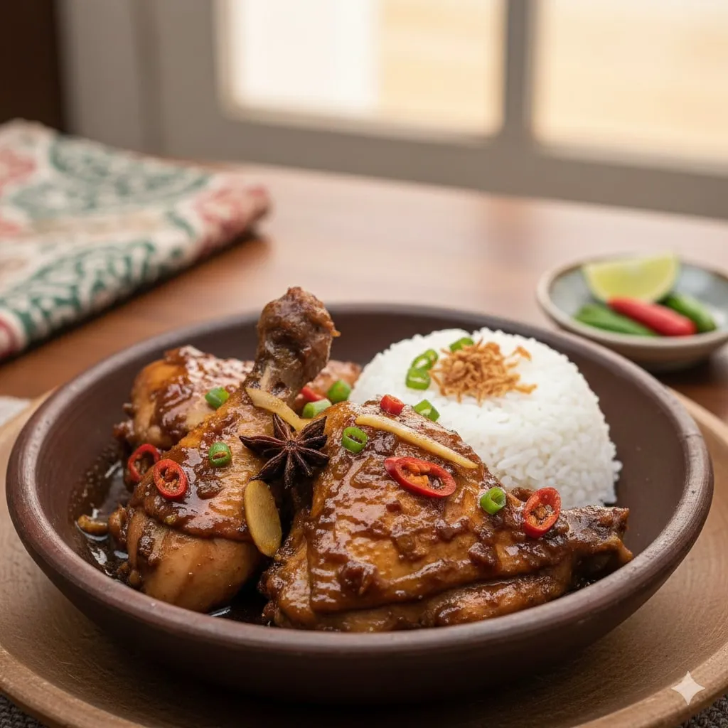 Langkah-Langkah Cara Memasak Ayam Kecap Pedas Manis (c) Ilustrasi AI