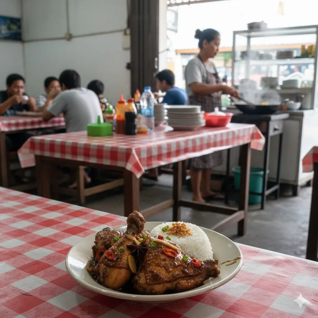 Variasi Resep Ayam Kecap (c) Ilustrasi AI