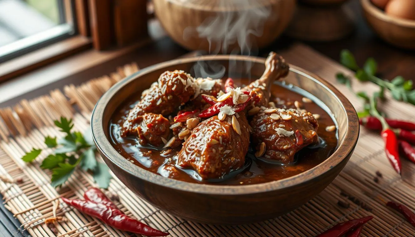 Variasi Resep Rendang Ayam (c) Ilustrasi AI