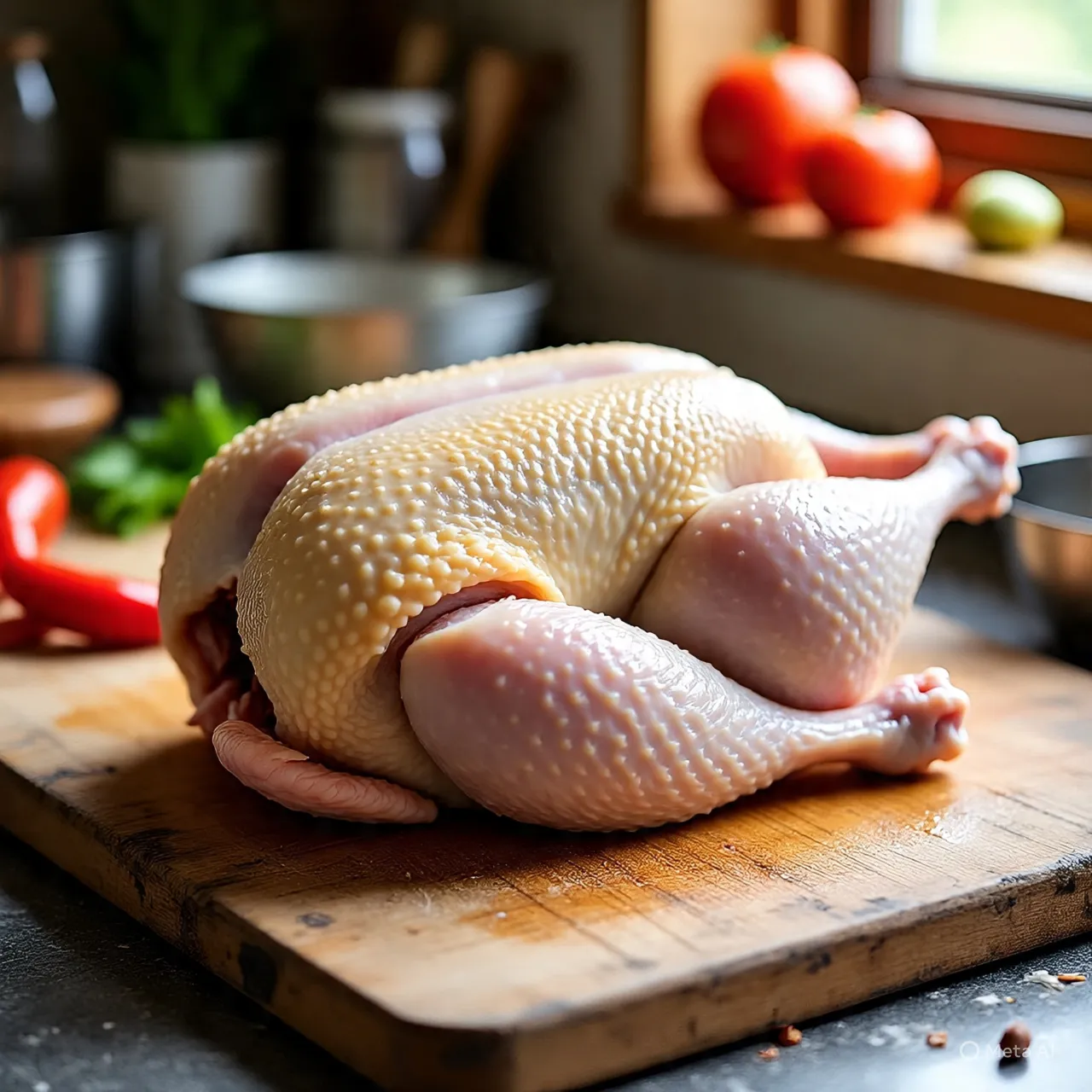 Mengenal Dasar-Dasar Memasak Ayam (c) Ilustrasi AI