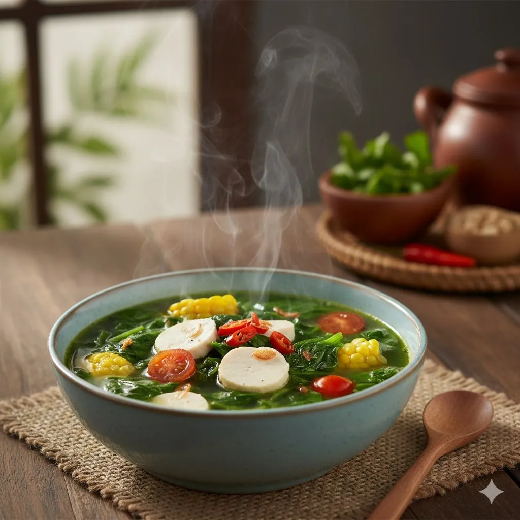 Tips Agar Bayam Tetap Segar dan Bergizi (c) Ilustrasi AI