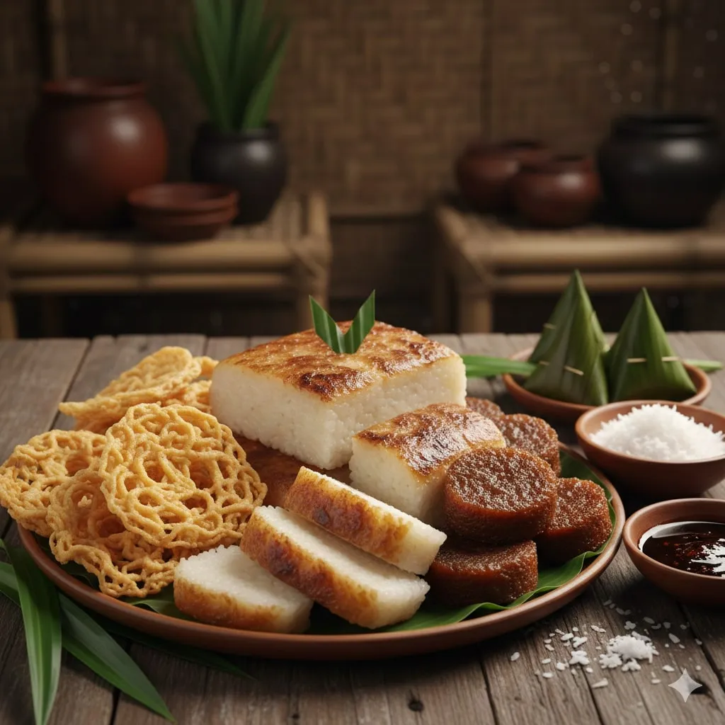 Variasi Hidangan dari Ketan Santan (c) Ilustrasi AI