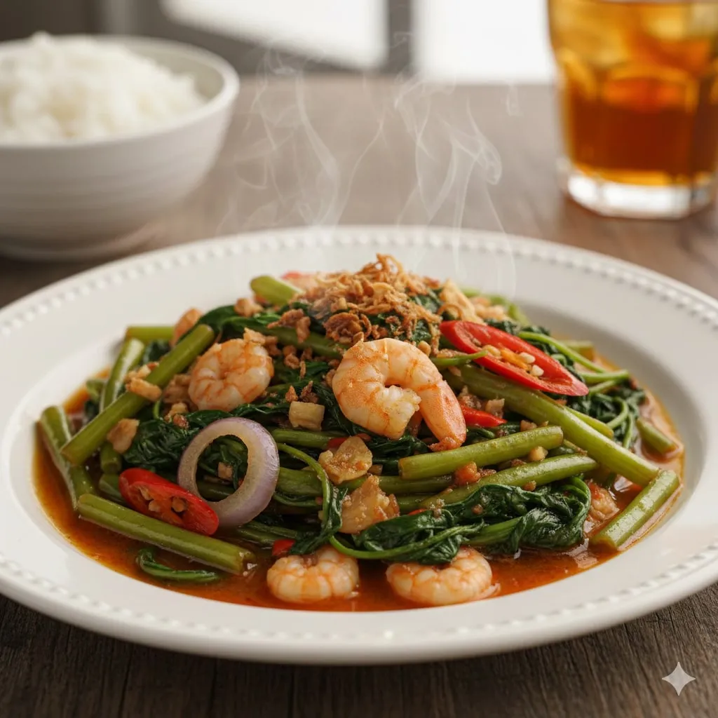 Pengertian dan Karakteristik Cah Kangkung (c) Ilustrasi AI