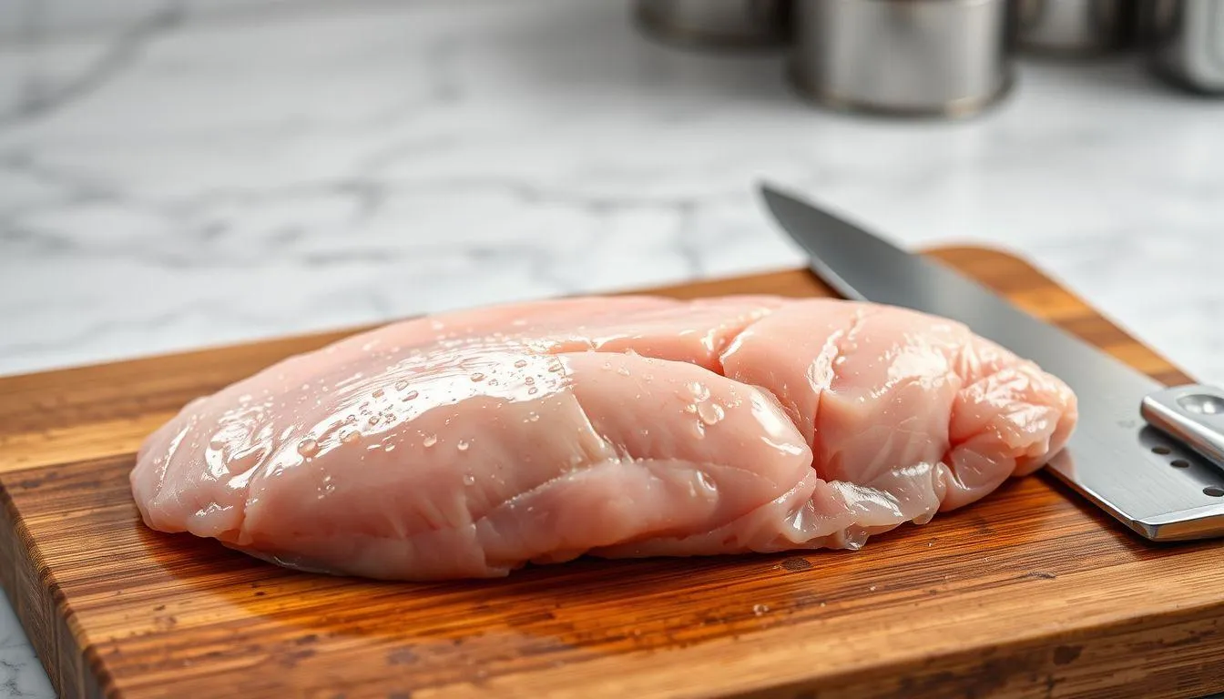 Pemilihan Dada Ayam Berkualitas Sebagai Langkah Awal (c) Ilustrasi AI