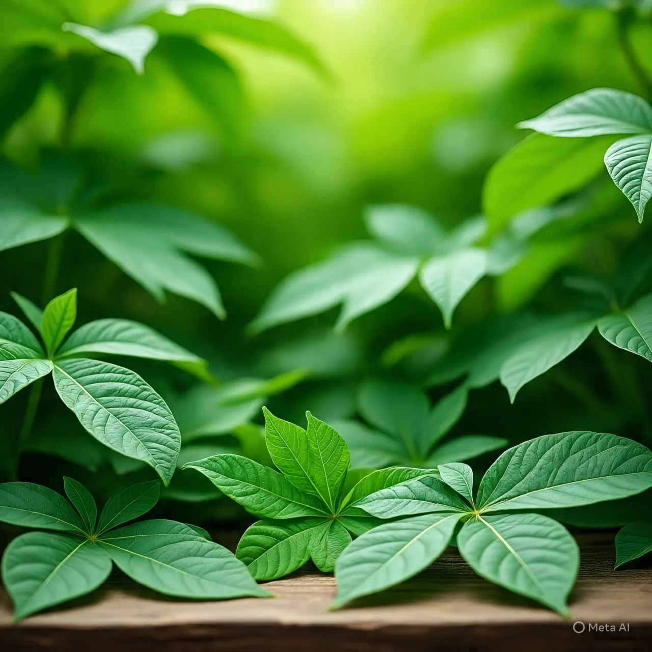 Mengenal Daun Singkong sebagai Bahan Masakan Bergizi (c) Ilustrasi AI