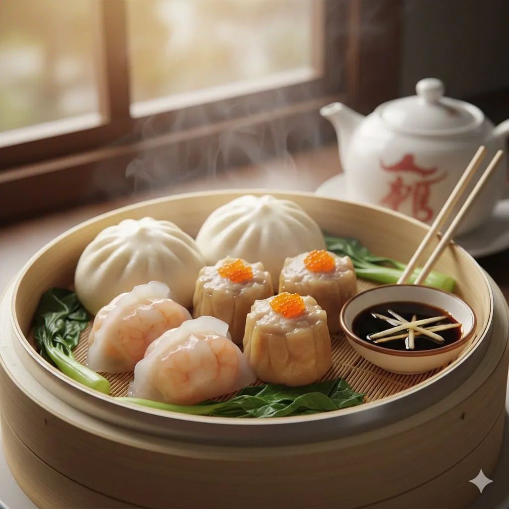 Membuat Saus Pelengkap Dimsum (c) Ilustrasi AI