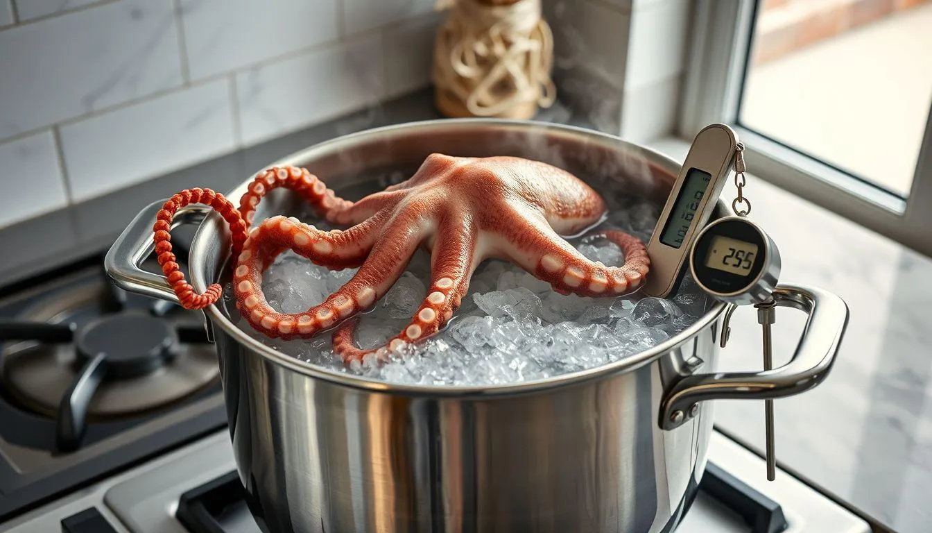 Cara Memasak Gurita dengan Metode Perebusan (c) Ilustrasi AI