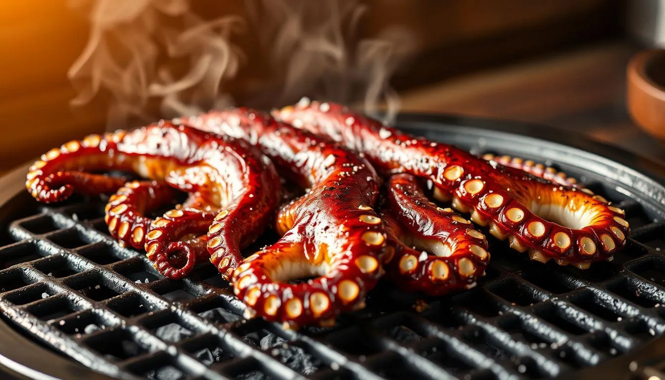 Metode Memasak Gurita Lanjutan (c) Ilustrasi AI