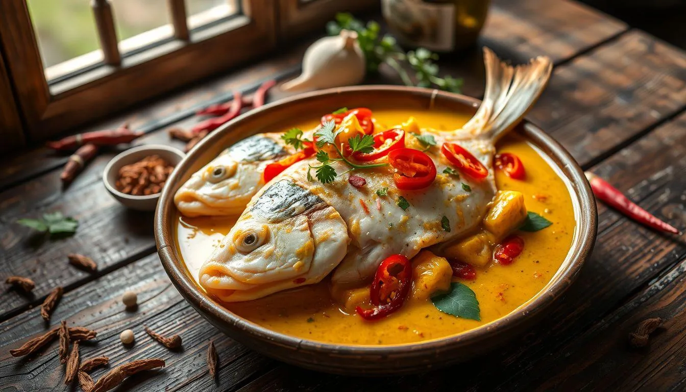 Mengenal Kelezatan Ikan Patin Bumbu Kuning (c) Ilustrasi AI