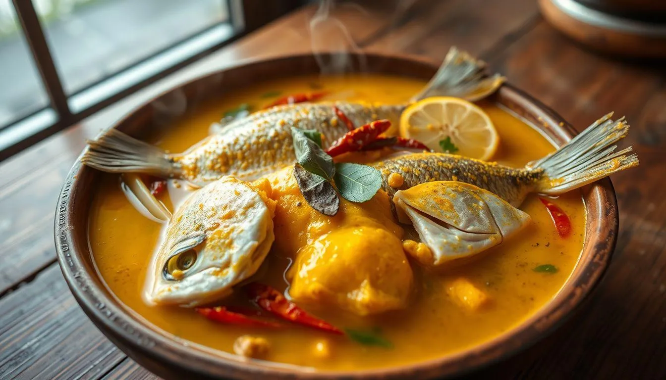 Pengertian dan Karakteristik Ikan Patin Bumbu Kuning (c) Ilustrasi AI