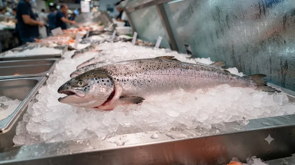 Ikan salmon (AI Generated)