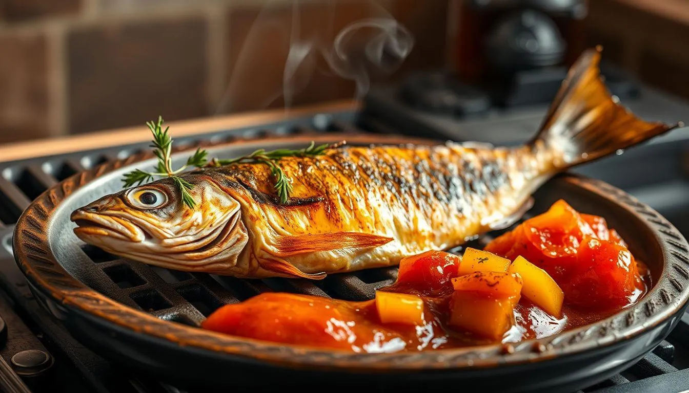 Cara Memasak Ikan Sarden dengan Dipanggang (c) Ilustrasi AI