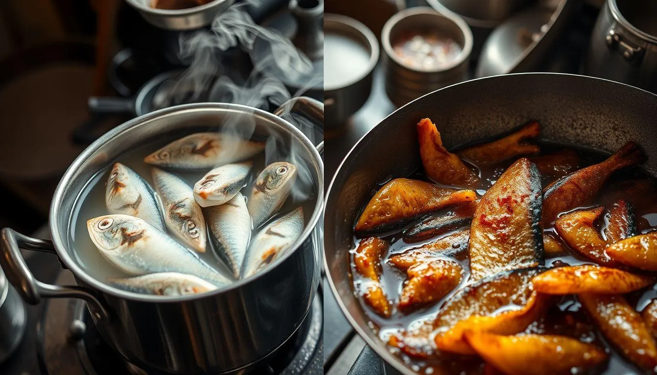 Teknik Dasar Cara Memasak Ikan Tongkol (c) Ilustrasi AI