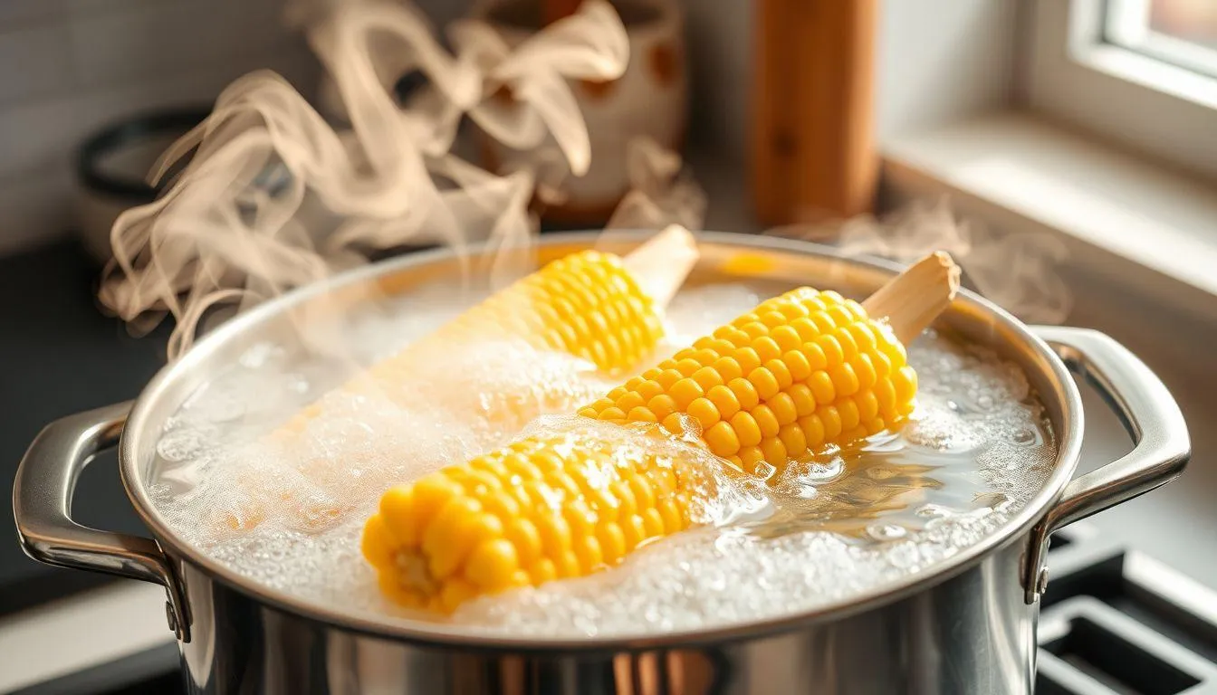 Pengertian dan Prinsip Dasar Memasak Jagung Rebus (c) Ilustrasi AI