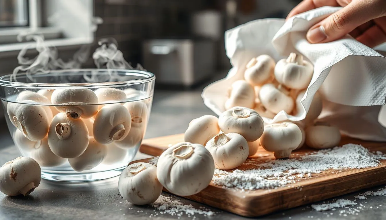 Metode Menghilangkan Bau pada Jamur Kancing (c) Ilustrasi AI