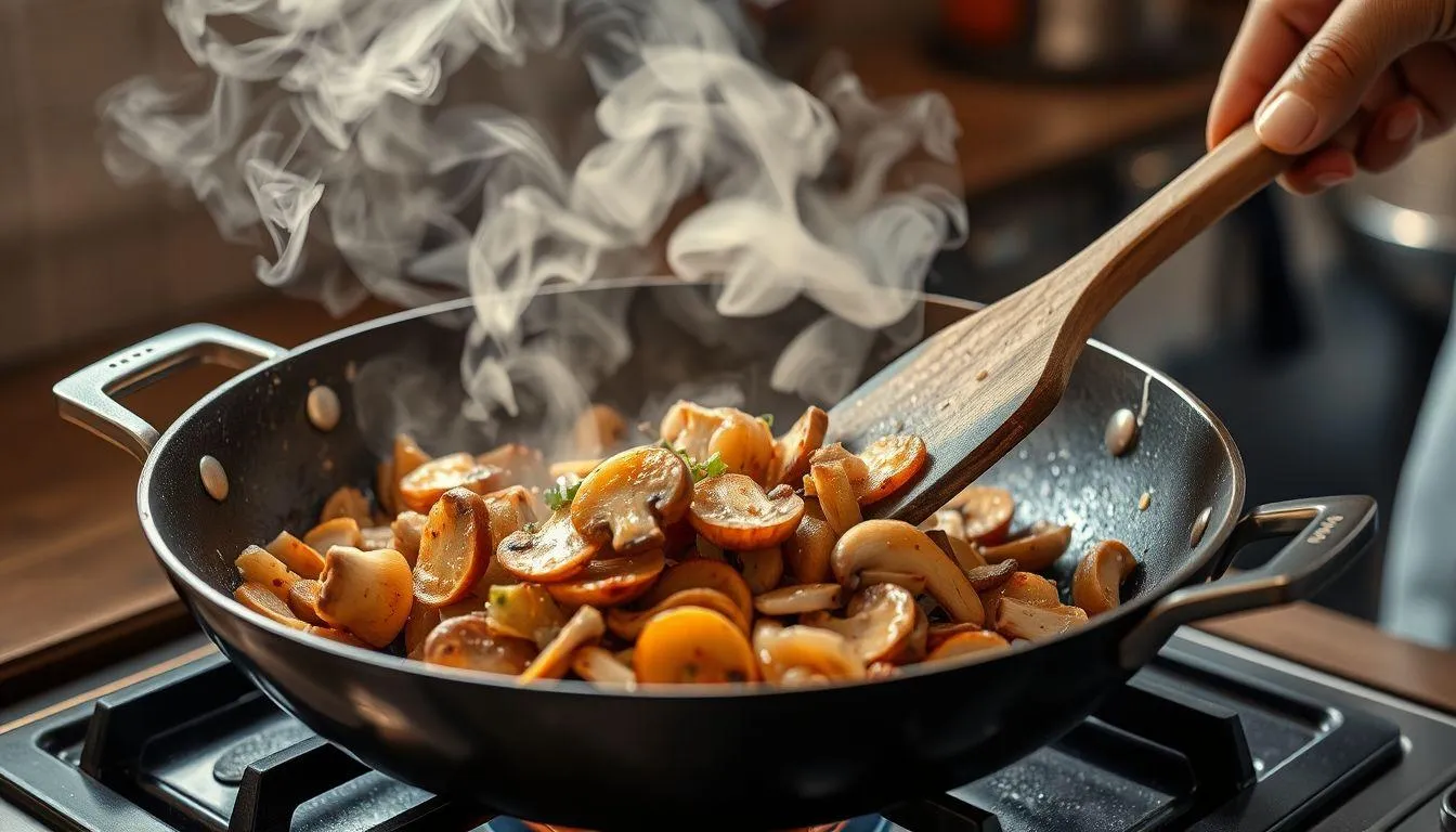 Teknik Dasar Memasak Jamur Sawit (c) Ilustrasi AI