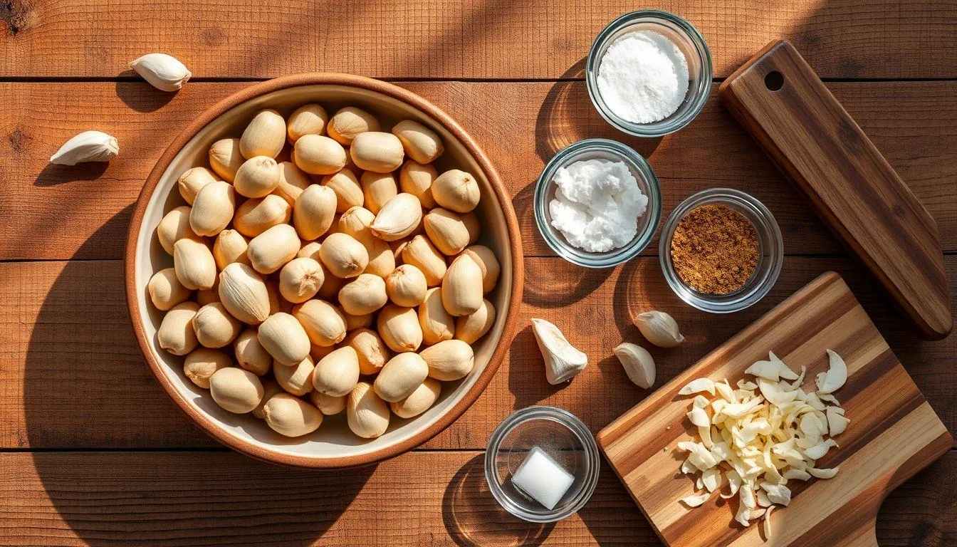 Bahan-Bahan yang Diperlukan untuk Memasak Kacang Bawang (c) Ilustrasi AI