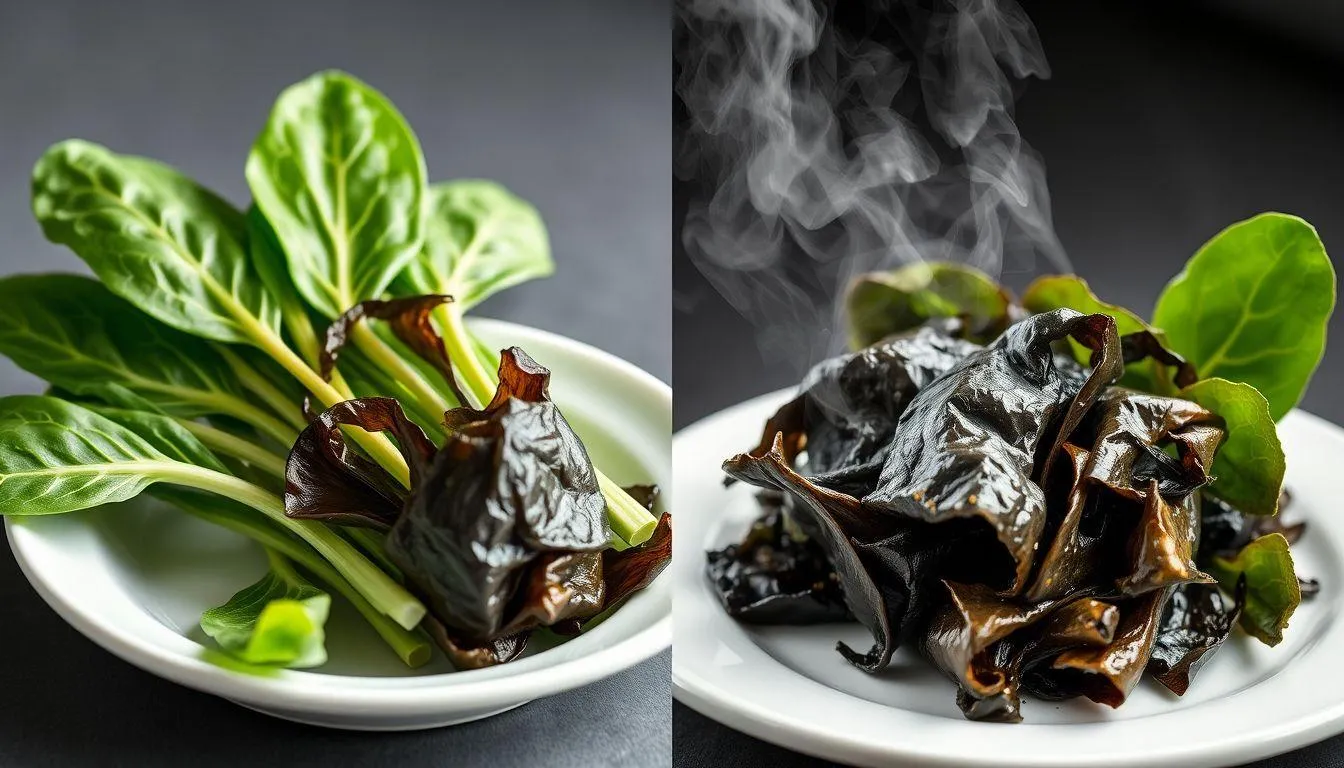 Mengapa Kangkung Bisa Berubah Warna Saat Dimasak (c) Ilustrasi AI