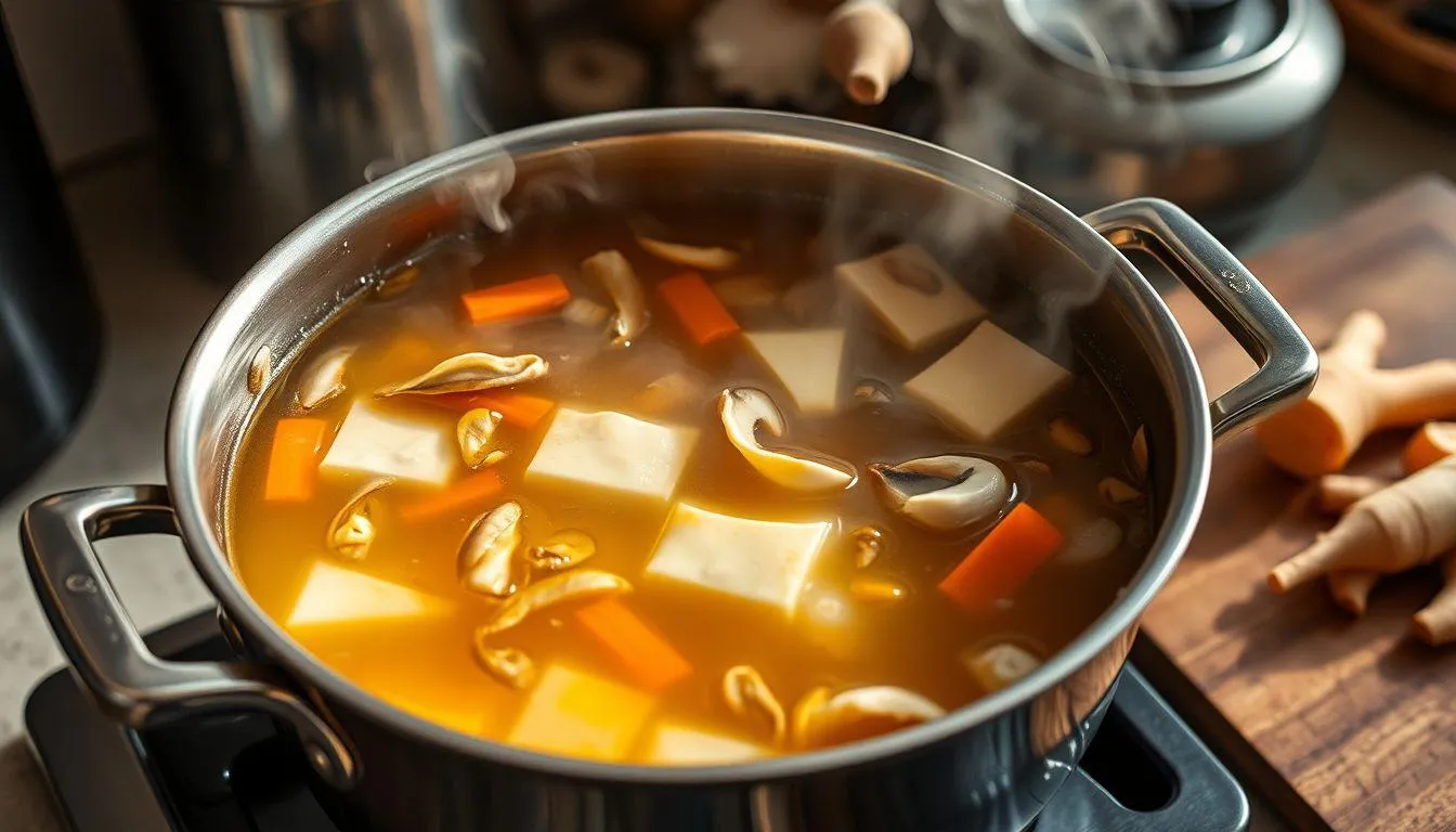 Cara Memasak Kembang Tahu dengan Metode Merebus (c) Ilustrasi AI