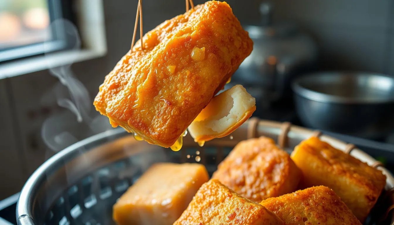 Cara Memasak Kembang Tahu dengan Metode Menggoreng (c) Ilustrasi AI