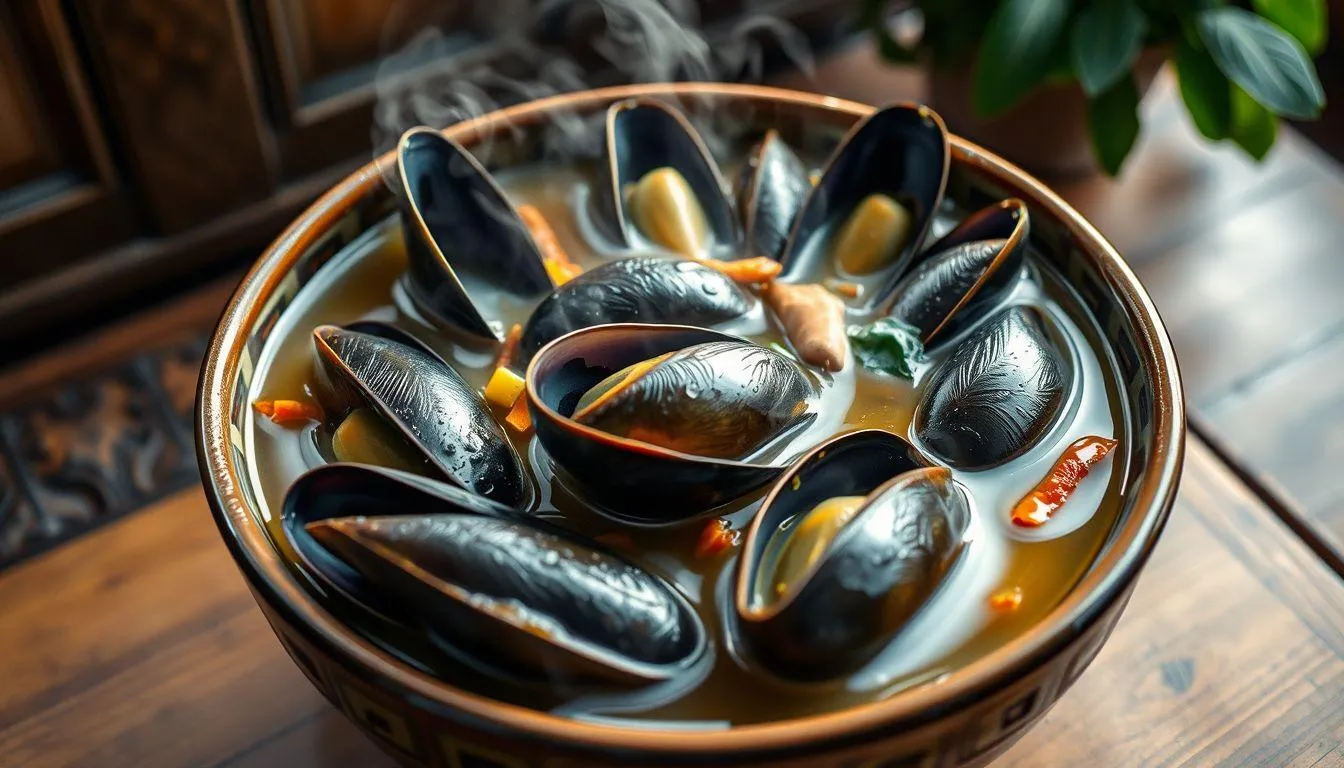 Resep Sup Kerang Hijau (c) Ilustrasi AI