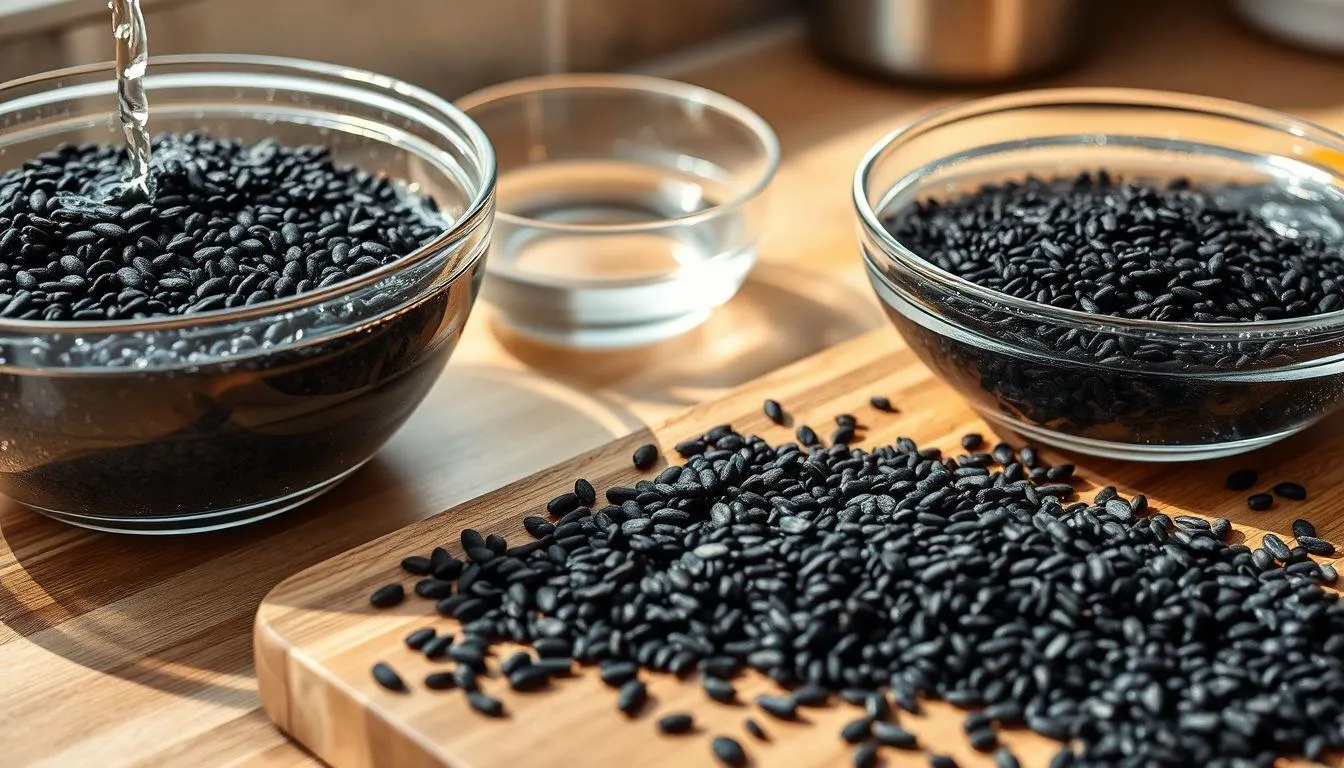 Persiapan Sebelum Memasak Ketan Hitam (c) Ilustrasi AI