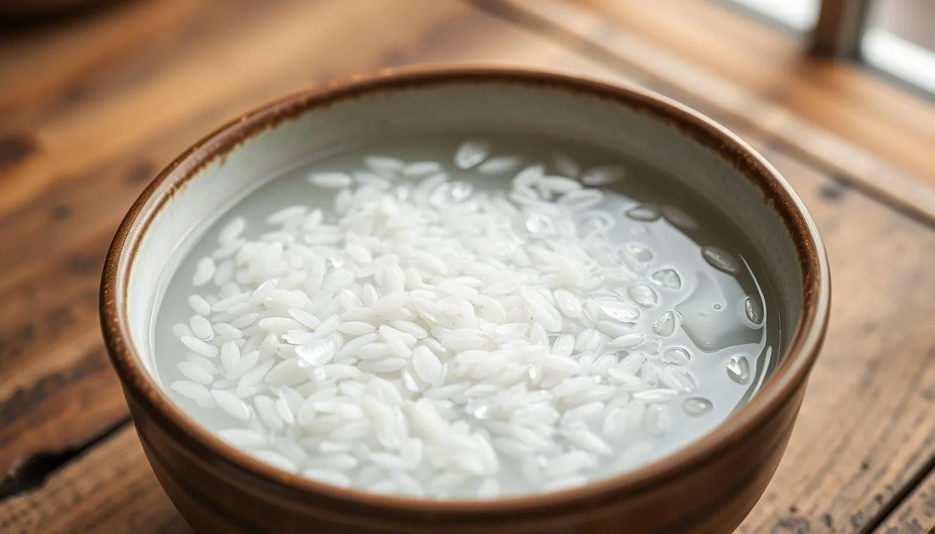 Teknik Perendaman Beras Ketan (c) Ilustrasi AI