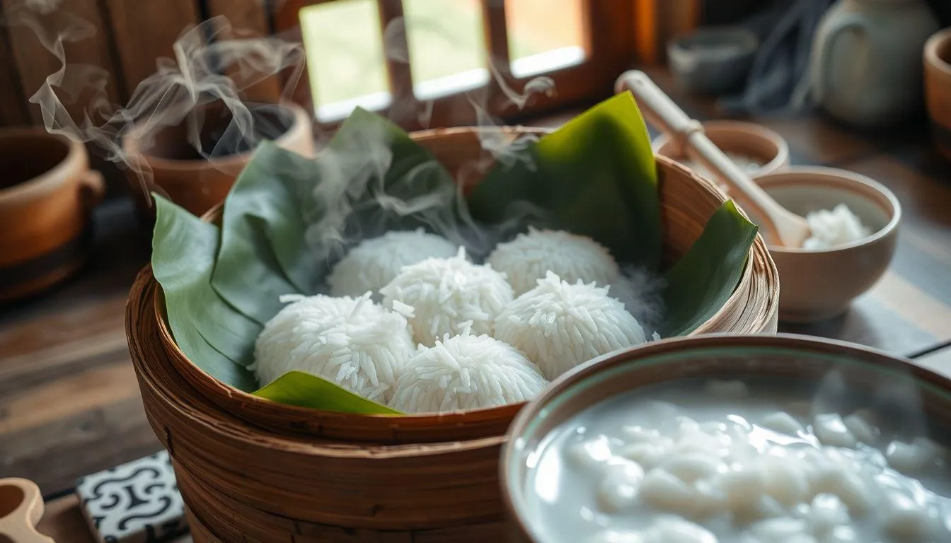 Metode Mengukus Beras Ketan (c) Ilustrasi AI