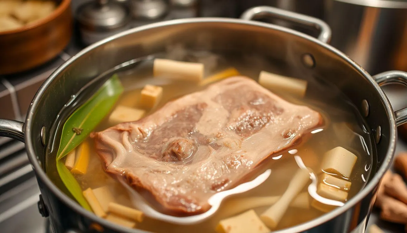 Teknik Dasar Merebus Kikil Agar Empuk (c) Ilustrasi AI