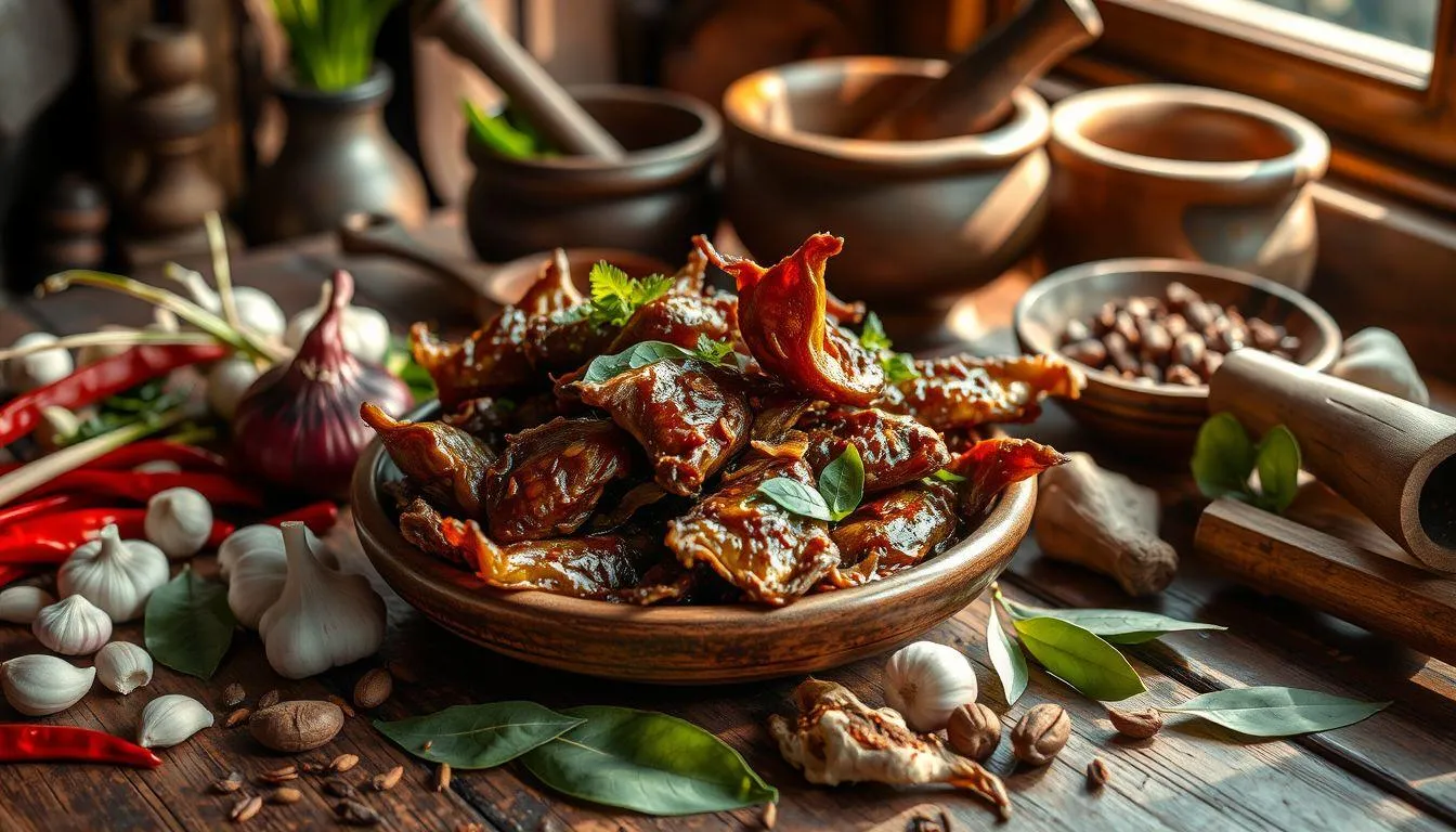 Resep Kikil Kering Pedas Manis (c) Ilustrasi AI