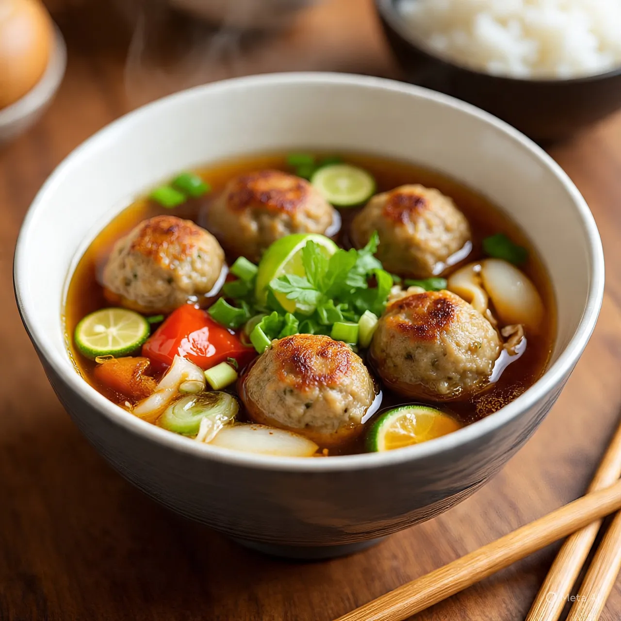 Langkah-Langkah Cara Memasak Kuah Bakso (c) Ilustrasi AI